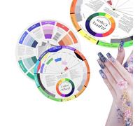 PNPGDYK Circulo Cromatico,Ruedas de Colores,Círculo Cromático Maquillaje,Circulo Cromatico Acuarela,Círculo Cromático de Colores,para Pintura,Diseño y Maquillaje