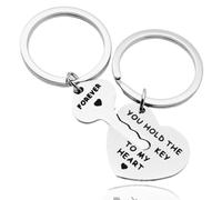 PNPGDYKR Llaveros de Pareja para él y su corazón Llavero para Parejas Te Amo Regalo de Pareja Llavero Día de San Valentín Amor Regalos para Novio y Novia