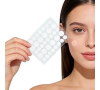 Pnrskter 160 Stück Hydrokolloid-Pflaster für das Gesicht - Schnellwirkende Pickelpflaster zur Abdeckung von Unreinheiten, unsichtbare Spot-Pflaster & Spot-Dots für die Aknepflege tagsüber und nachts