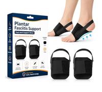 Pnrskter Foot Arch Support - Adjustable Plantar Fasciitis Support Wraps, Anti-Slip Arch Support Bands for Flat Feet, High & Fallen Arches, Foot Pain Relief for Women & Men, 2 Pack