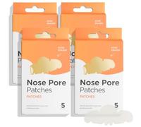 Pnrskter Hydrokolloid-Pflaster für die Nase - Tiefenreinigende Porenstreifen zur Reinigung und Verfeinerung der Poren, große Nasenporenstreifen zur Ölaufnahme und Reinigung bei Mitessern (20 Stk)