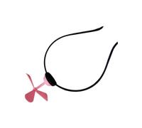 Pnuokn Diadema de carnaval con transmisión en vivo para mujeres, estudiantes, fotografía, diadema estéreo con forma de hélice para juegos de rol, diademas creativas para manualidades estéticas para el