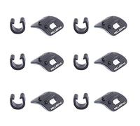 Pnuokn Juego de 6 piezas para bicicleta de aleación adhesiva 3M, guía de cable, clip en C, soporte de carcasa de cable de cambio de freno hidráulico, soporte de guía de cable de bicicleta