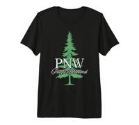PNW Orgullo del Noroeste del Pacífico Oregon Washington Montana Camiseta Premium