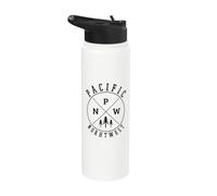 PNW Orgullo del Noroeste del Pacífico Oregon Washington Montana Stainless Steel Insulated Water Bottle