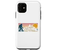 PNW Pacific Northwest Bigfoot Vintage Nature Carcasa para iPhone 11