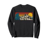 PNW Pacific Northwest Bigfoot Vintage Nature Sudadera