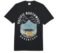 PNW Pacific Northwest Camping Naturaleza Amante Comfort Colors Adult Heavyweight T-Shirt