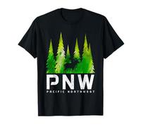 PNW Pacific Northwest Moose Naturaleza Amante Camiseta