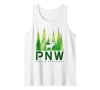 PNW Pacific Northwest Moose Naturaleza Amante Camiseta sin Mangas