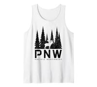 PNW Pacific Northwest Moose Naturaleza Amante Camiseta sin Mangas