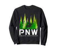 PNW Pacific Northwest Moose Naturaleza Amante Sudadera