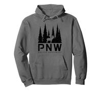 PNW Pacific Northwest Moose Naturaleza Amante Sudadera con Capucha