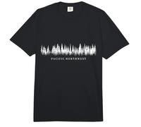 PNW Pacífico Noroeste Pino Bosque Naturaleza Comfort Colors Adult Heavyweight T-Shirt