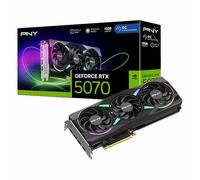 PNY GeForce RTX 5070 ARGB Overclocked Triple Fan 12GB GDDR7 Reflex 2 RTX AI DLSS4