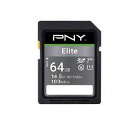 PNY 64GB Elite UHS-I SDXC Memoria Card 100MB/S