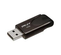 PNY - Attaché 4 - Memoria USB 2.0 de 16 GB, Color Negro (P-FD16GATT4-GE)