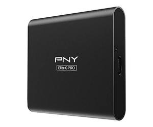 PNY CS2260 EliteX-Pro USB 3.2 Gen 2x2 SSD portátil de 1TB, Velocidad de Lectura de hasta 1.500 MB/s, Velocidad de Escritura de 1.400 MB/s