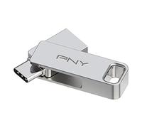 PNY Duo Link de 256GB Unidad Flash Dual USB 3.2 Tipo C para Dispositivos Android y Ordenadores - Almacenamiento móvil Externo para Fotos, vídeos y Mucho más - 200 MB/s