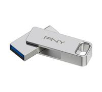 PNY - DUO LINK unidad flash USB 128 GB USB Type-A / USB Type-C 3.2 Gen 1 (3.1 Gen 1) Acero inoxidable