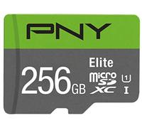 Pny elite memoria flash - tarjeta de memoria (256 gb, microsdxc, clase
