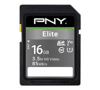 PNY Elite SDHC Card 16GB Class 10 UHS-I U1 85MB/s
