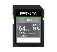 PNY Elite SDXC 64GB Tarjeta De Memoria UHS-I Clase 10 100MB/s