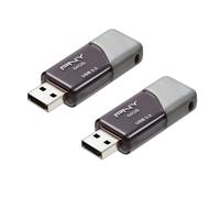 PNY Elite Turbo Attaché 3 - Unidad Flash USB 3.2 de 64 GB, Paquete de 2