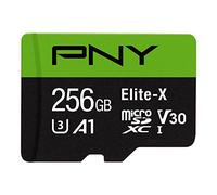 PNY Elite-X microSD 256GB, U3, V30, A1, Class 10, hasta 100MB/s - P-SDU256U3100EX-GE 1 256 GB