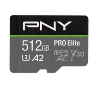 Tarjeta de memoria PNY PRO Elite microSDXC 512GB + Adaptador SD