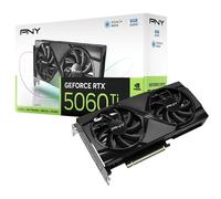 PNY GeForce RTX 5060 Ti Dual Fan 8GB GDDR7 DLSS4 - Tarjeta gráfica