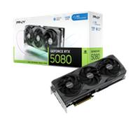 PNY GeForce RTX 5080 OC Triple Fan 16GB GDDR7 DLSS4 | Tarjeta Gráfica Nvidia