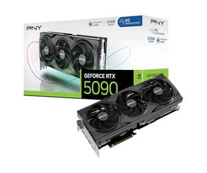 PNY GPU NVIDIA GeForce RTX 5090 32GB GDDR7, Blackwell Architecture, DLSS 4, Ray Tracing, HDMI 2.1 + 3X DisplayPort, 600W TDP Graphics