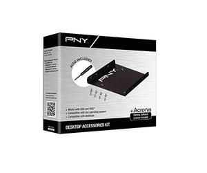 PNY P-72002535-M-KIT - Adaptador bahía para disco duro de 2.5"/SSD 3.5"