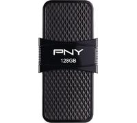 PNY P-FD128OTGSLTC-GE Unidad Flash USB 128 GB 3.1 (3.1 Gen 1) Conector USB Tipo A Conector de USB Tipo C Negro - Memoria USB (128 GB, 3.1 (3.1 Gen 1), Conector USB Tipo A, Deslizar, Negro)