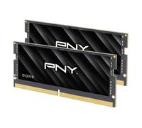 PNY Performance 32GB (2x16GB) DDR5 DRAM 5600MHz (PC5-44800) - CL46-46-46-90 (Compatible con 5200MHz, 4800MHz), 1.1V, 262-Pin Non-ECC - Kit de Memoria para Ordenador portátil/portátil (SODIMM