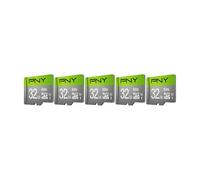 PNY Tarjeta de memoria flash microSDHC de 32 GB Elite™ clase 10 U1 V10, velocidad de lectura de hasta 100 MB/s, foto y video Full HD, ideal para cámaras de salpicadero, compatible con cámaras DSLR