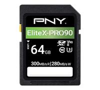 PNY Tarjeta de Memoria SD 64GB EliteX-Pro 90 Clase 10 U3 V90 UHS-II