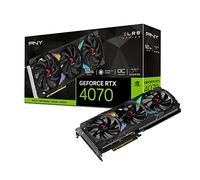 PNY Tarjeta gráfica GeForce RTX™ 4070 12GB XLR8 Gaming Verto Epic-X RGB™ Overclockeada Triple Fan DLSS 3