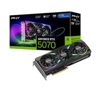 PNY Tarjeta Gráfica GeForce RTX™ 5070 12GB ARGB OC DLSS 4 Triple Ventilador