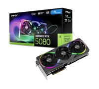 PNY Tarjeta Gráfica GeForce RTX™ 5080 16GB ARGB OC Triple Fan DLSS 4