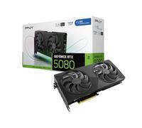 PNY Tarjeta Gráfica GeForce RTX™ 5080 16GB Slim OC Doble Ventilador, 2-Slot