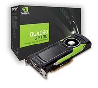 PNY Tarjeta gráfica profesional Quadro GP100 16GB HBM2 PCI Express 3.0 x16, doble ranura, 4x DisplayPort, 1x DVI-I DL, soporte 5K, ventilador activo ultra silencioso