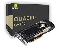 PNY Tarjeta gráfica profesional Quadro GV100 32GB HBM2 PCI Express 3.0 x16, doble ranura, 4x DisplayPort, soporte 8K, ventilador activo ultra silencioso