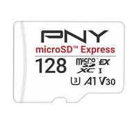 PNY Tarjeta microSD™ Express 128GB UHS-I U3 V30 A1, hasta 890MB/s de Lectura y 550MB/s de Escritura, Ideal para Dispositivos compatibles con microSD Express como Nintendo Switch 2