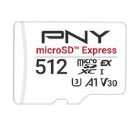 PNY Tarjeta microSD™ Express 512GB UHS-I U3 V30 A1, hasta 890MB/s de Lectura y 810MB/s de Escritura, Ideal para Dispositivos compatibles con microSD Express como Nintendo Switch 2