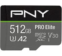 Pny u3 pro elite - tarjeta microsd (512 gb, p-sdux512u3100pro-ge)