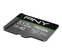 PNY U3 Pro Elite - Tarjeta microSD (512 GB, P-SDUX512U3100PRO-GE)