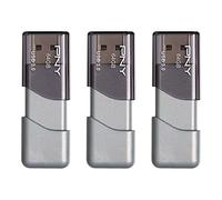 PNY Unidad Flash USB 3.0 de 64 GB Turbo Attaché 3 Unidades