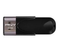 PNY USB Flash Drive 2.0, 4 Standard -Black 64 Go 64 gb 64 GB USB 2.0